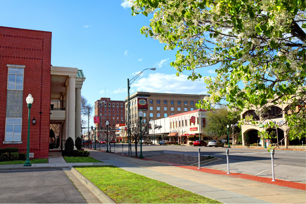 A look at downtown Fort Smith, Arkansas.