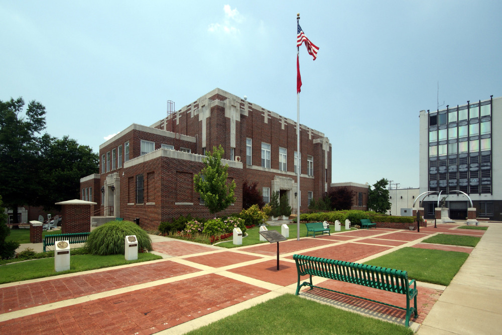 Craighead County Courthouse in the Western District of Jonesboro, Arkansas.