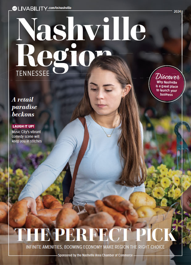 2024 Livability Nashville Region magazine cover