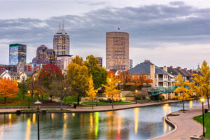 Indianapolis, Indiana in the Fall
