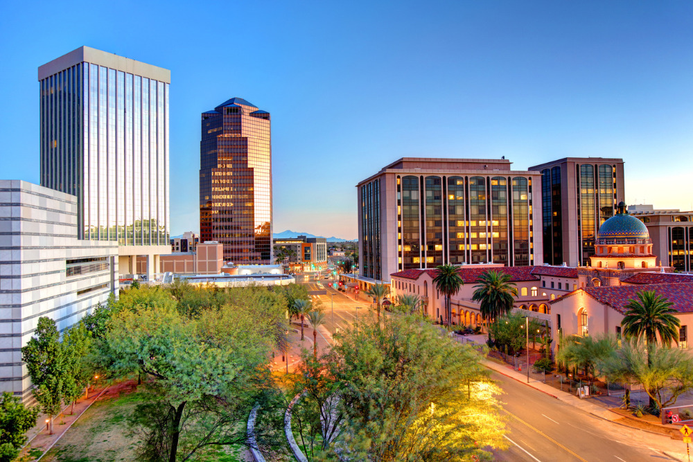 Tucson is the county seat of Pima County, AZ, and is home to the University of Arizona.