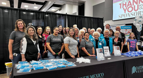 Group of women pose for a photo at Eastern New Mexico Medical Center during the Chaves County Health Expo