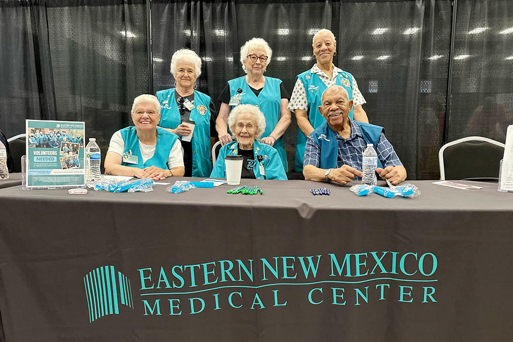 A group of Senior Circle volunteers at Eastern New Mexico Medical Center