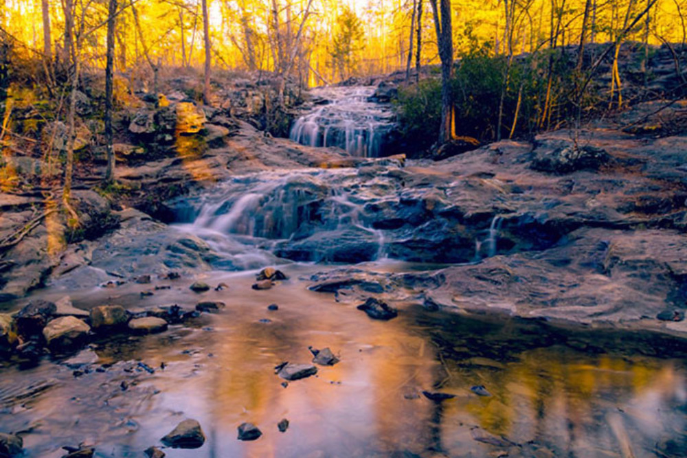 Enviable outdoor amenities like Moss Rock Preserve make Hoover, AL, one of the best places to live in Alabama.