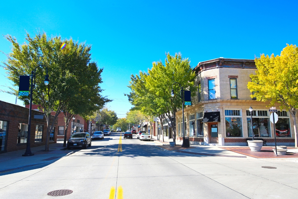An image of the historic downtown in Lee's Summit, Missouri.