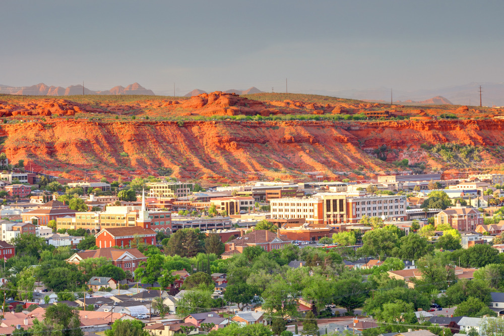 St. George is a city in and the county seat of Washington County, Utah.