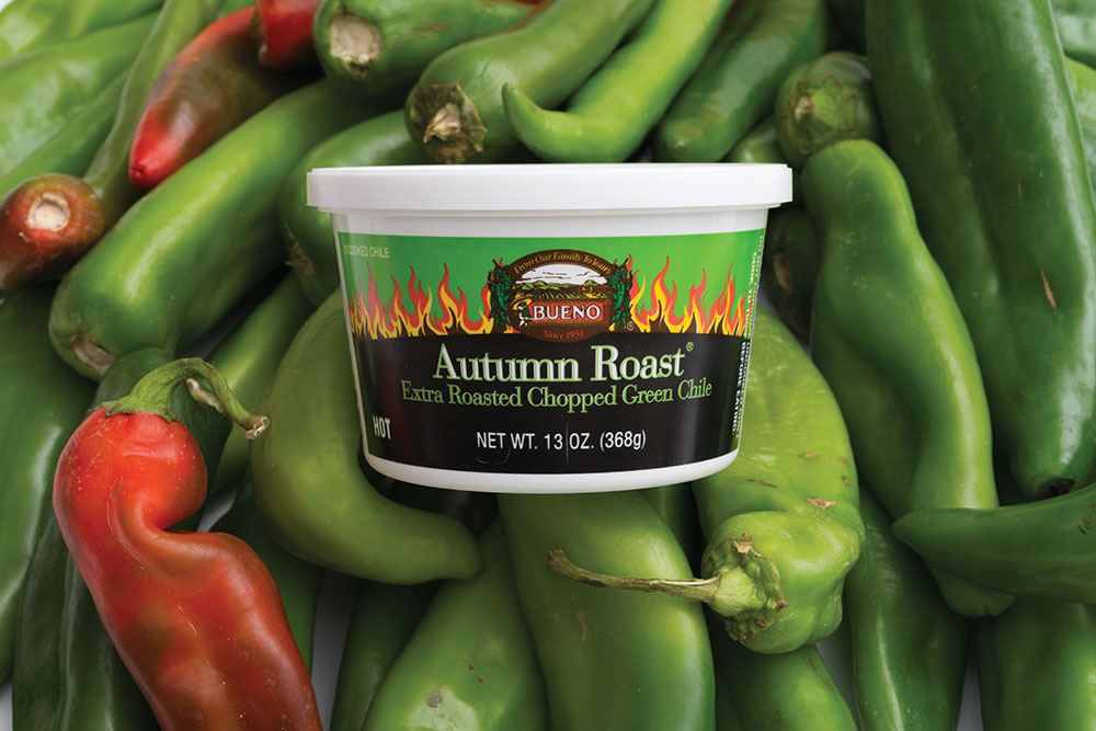 Bueno Foods processes millions of pounds of green chiles each year in New Mexico.