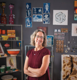 Miranda Howe, owner of Bone Springs Art Space in Roswell, NM