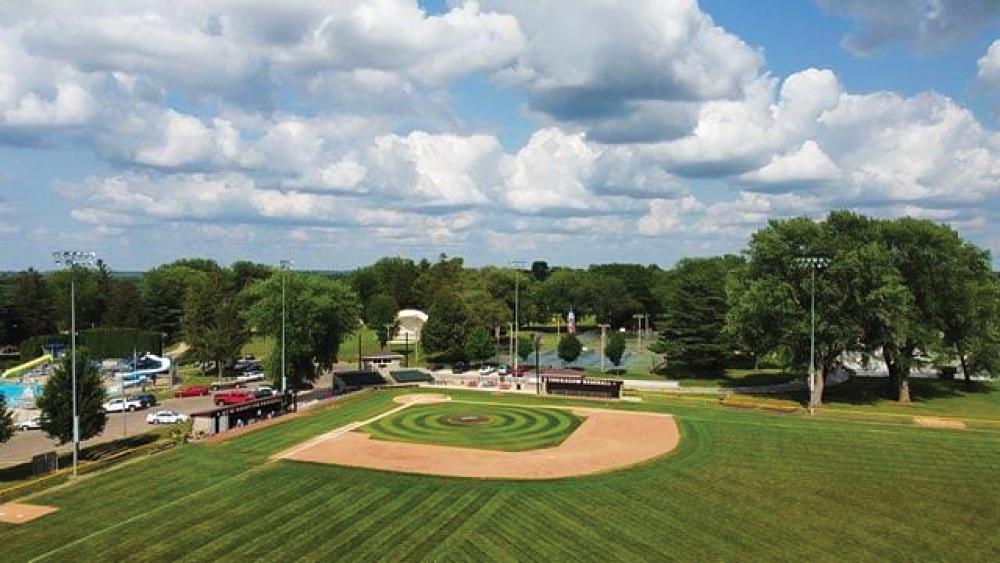 New Hampton's baseball field was awarded as the best in the state.