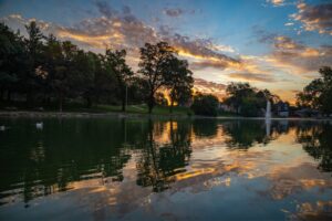 iStock 1361732394 Sunrise/Sunset landscape from Omaha, Nebraska and Council Bluffs, Iowa.