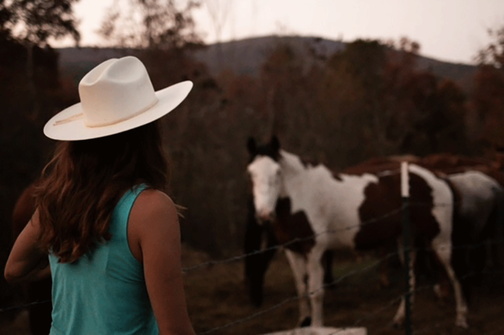 Actress Dawn Olivieri loves living in Arkansas, where she rescues horses and raises goats.