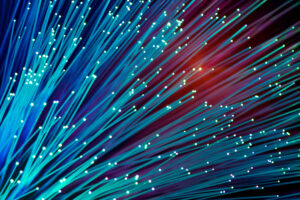 Image of plastic threads used in fiber optic internet