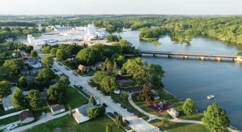Shades of River Amphitheater, Waverly, IA _ Drone Images ©Journal Communications/Jonathan David Sabin