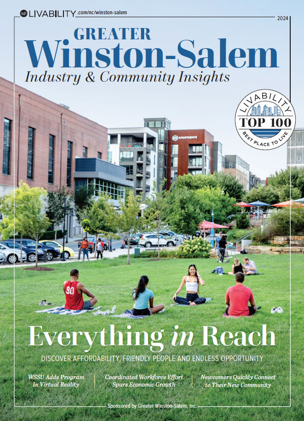 2024 Livability Greater Winston-Salem magazine cover