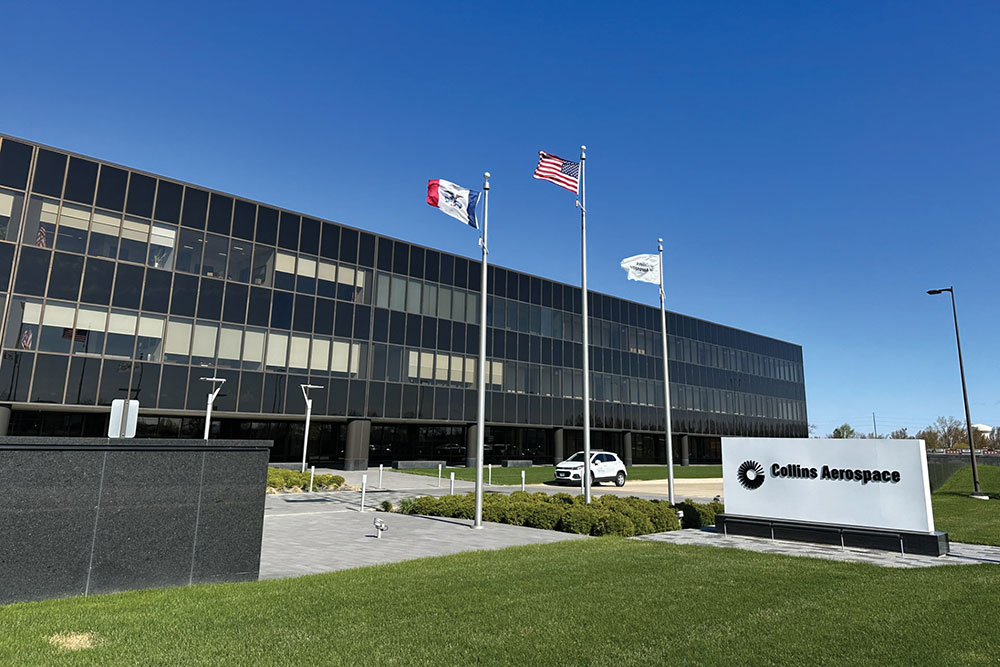 Collins Aerospace is Cedar Rapids' largest employer.