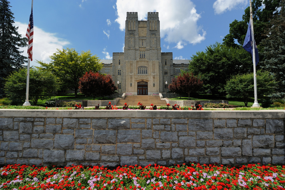 A building on Virginia Tech's campus, located in Blacksburg, VA. Blacksburg is a great place to live in Virginia.