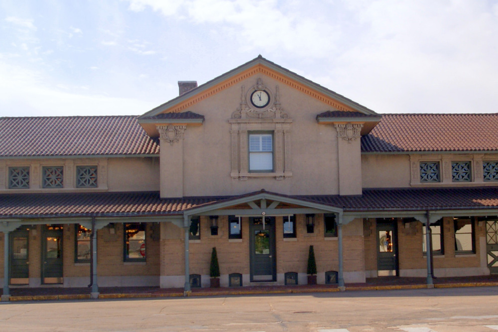 A view of the Old Burlington Depot, built in 1902, in Hastings, Nebraska.