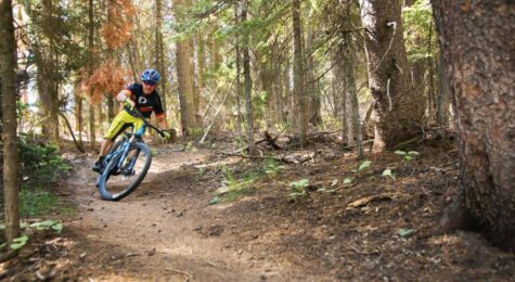 Mountain biking on Casper Mountain
