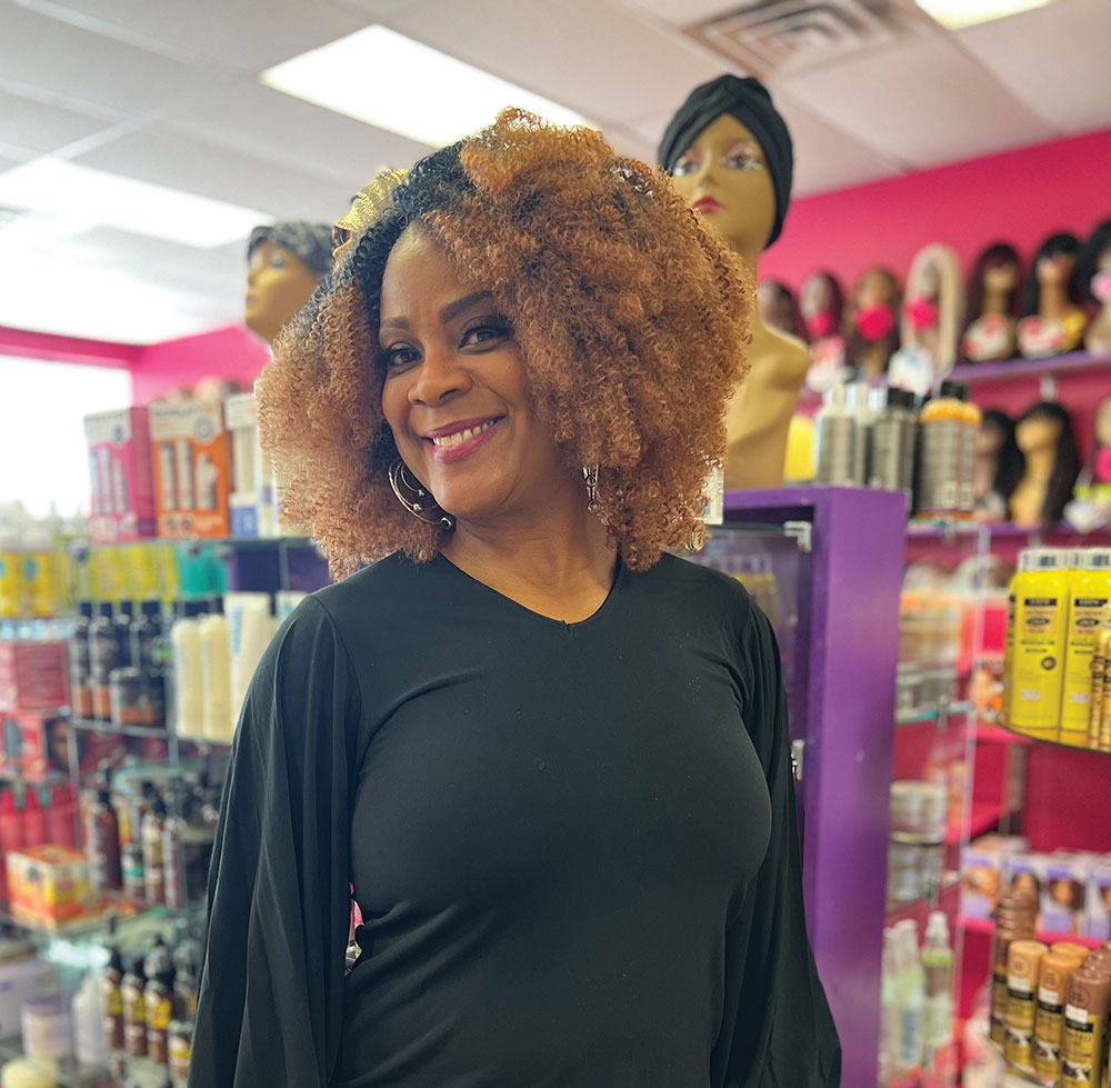 Jackie Gathers, owner of Inspirational You Beauty Box in Smithfield, NC