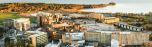 Aerial view of University of Wisconsin–Madison cmapus