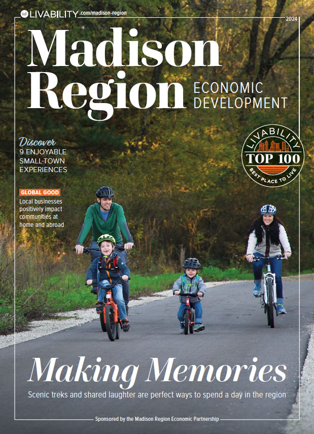 2024 Livability Madison Region magazine cover