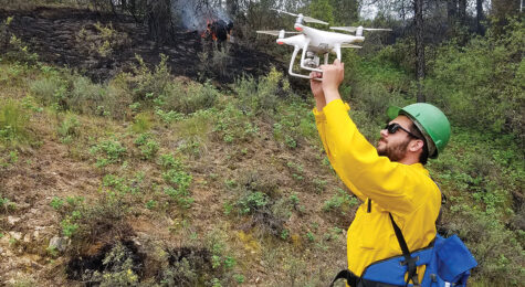 The FireMAP project uses drones and AI to help map the extent and severity of wildland fires.