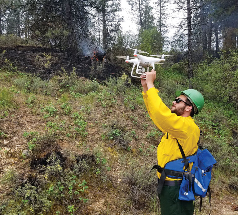The FireMAP project uses drones and AI to help map the extent and severity of wildland fires.