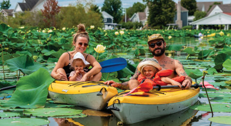 Lake life includes plenty of quality time with the family.