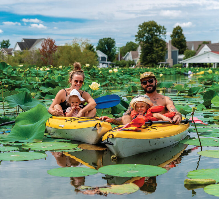 Lake life includes plenty of quality time with the family.