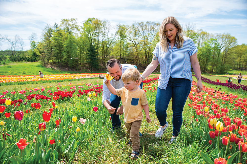 A family enjoys living in Licking County, OH.
