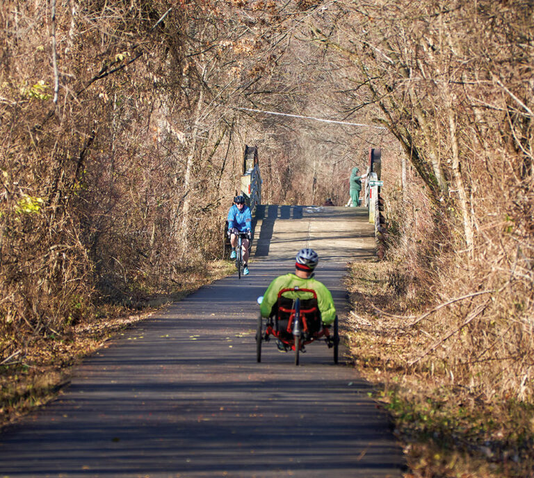 Explore the T.J. Evans Trail.