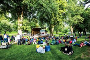 Entertainment in the park
