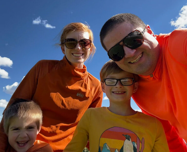 Dr. Erin Conlee and family in Nampa, ID