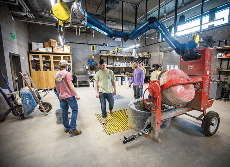 MTSU has a well-known concrete industry management program.