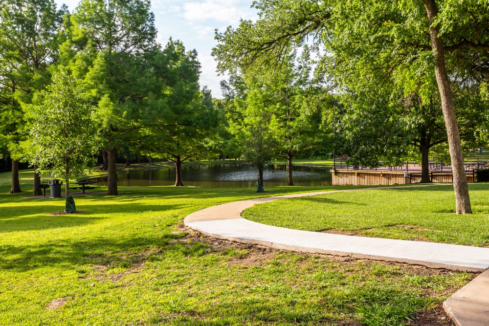 Crowley Park in Richardson, Texas. Richardson is one of the best cities in the Southwest.