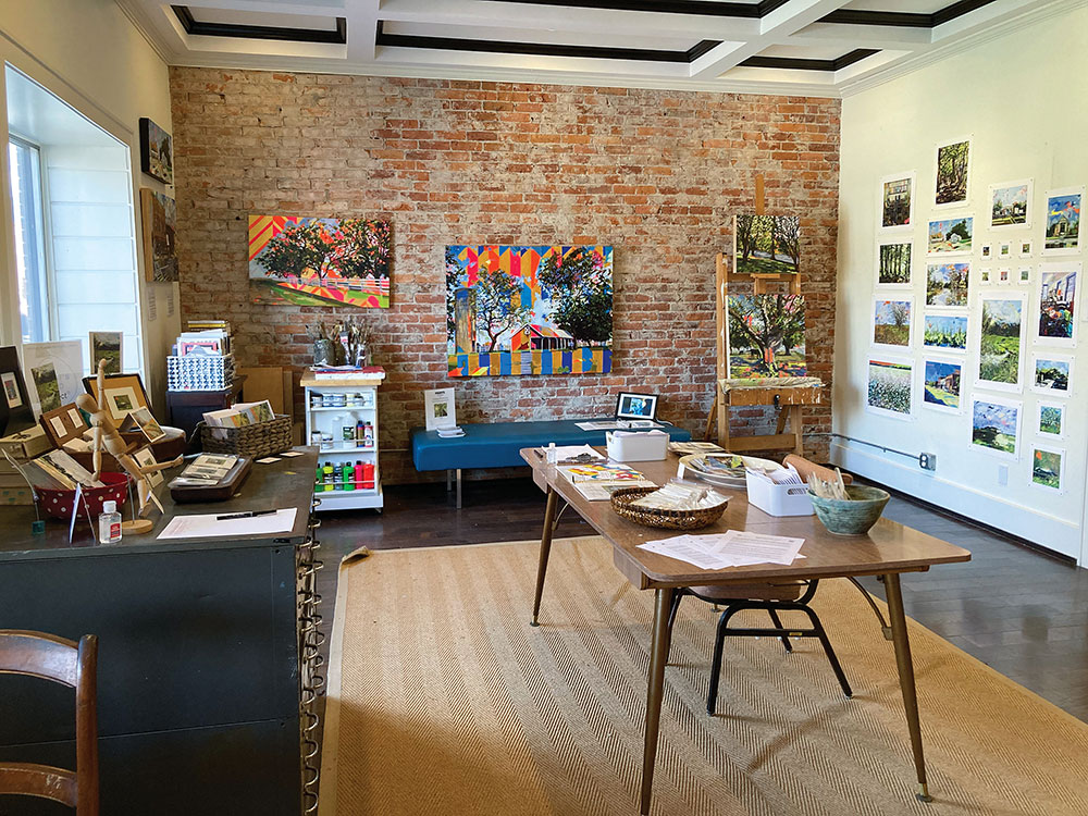 Jennifer Drinkwater’s studio in Ames, IA
