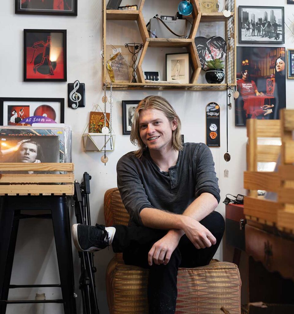 Hunter Cross is the owner of Third Eye Curiousities in downtown Jackson, Tennessee.