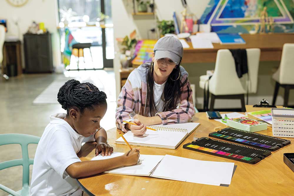 Catbird Studio serves as a multifunctional art studio in Jackson, TN.