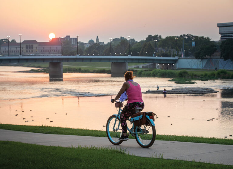 RiverScape MetroPark in the Dayton, Ohio, region