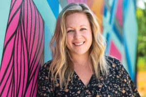 Headshot of Amber Danielson, Amber Danielson, executive director of the Arts + Culture Alliance, an arts advocacy organization that oversaw the creation of the master plan.