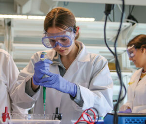The USD 232 school district offers a range of career programs, including bioscience.