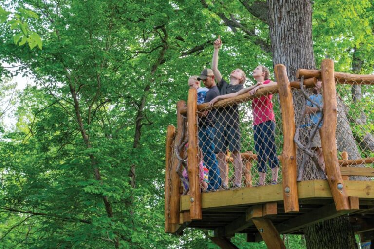 Iowa Arboretum and Gardens and Treehouse Village