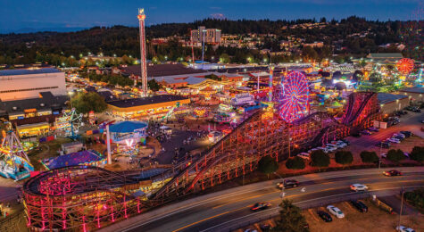 The Washington State Fair in Puyallup, WA