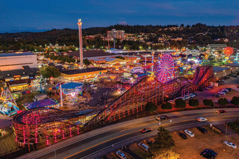 The Washington State Fair in Puyallup, WA