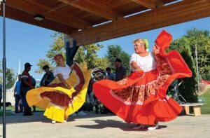 Performers in Marshalltown, IA, at the city's annual Festival Cultural, a daylong celebration in the fall featuring music, food, dancing, vendors and more at West End Park on 13th Street.