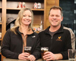 Monica and Nick Moeller of Moeller Brew Barn