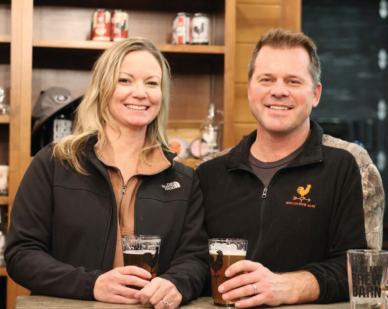Monica and Nick Moeller of Moeller Brew Barn