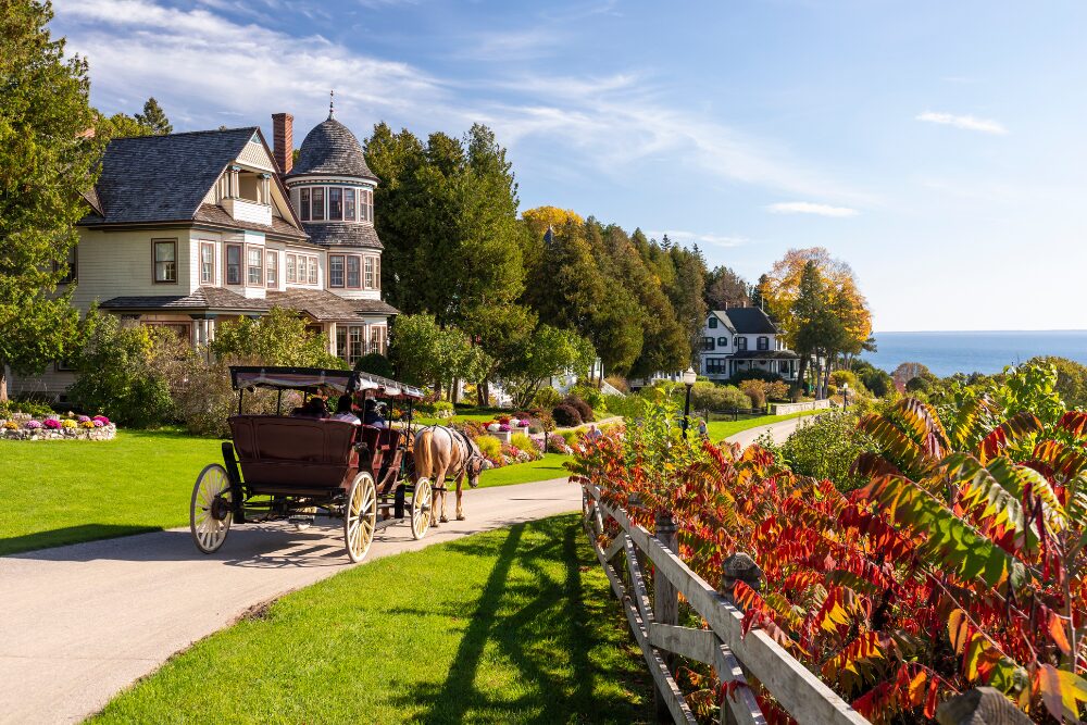 Private Carriage Tour East Bluff in Mackinac Island