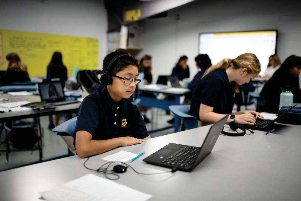 Student at Sacred Heart Catholic School in Warner Robins, GA.