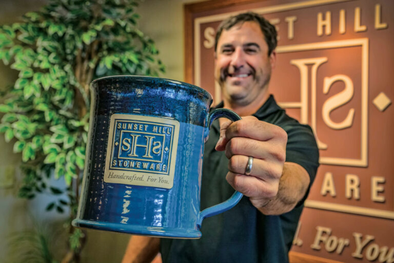 Sunset Hill Stoneware entrepreneur Tom Dunsirn